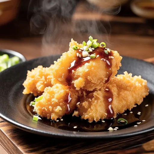 Deep-fried Mōkasame with Aromatic Sauce
