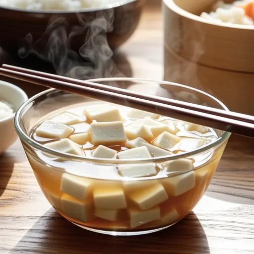 Onion and Tofu Clear Soup