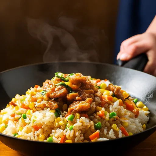 Cơm chiên kim chi cá ngừ