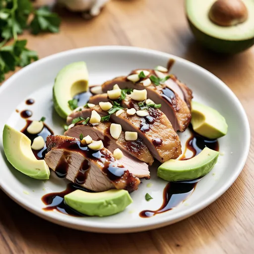 Chicken Liver and Avocado Balsamic Stir-fry