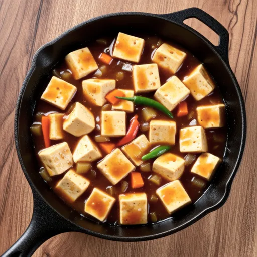 Tofu Ketchup Braise