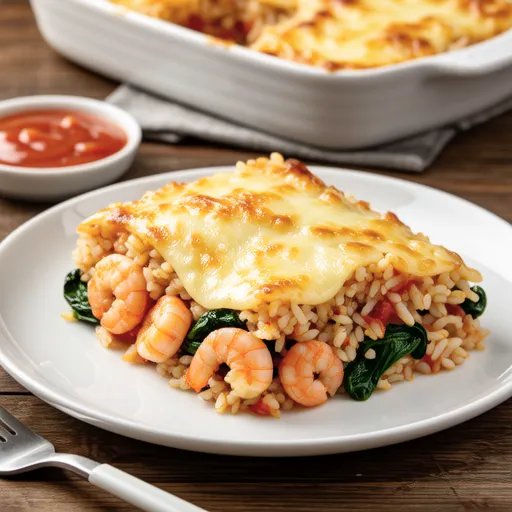 Shrimp and Spinach Tomato Doria