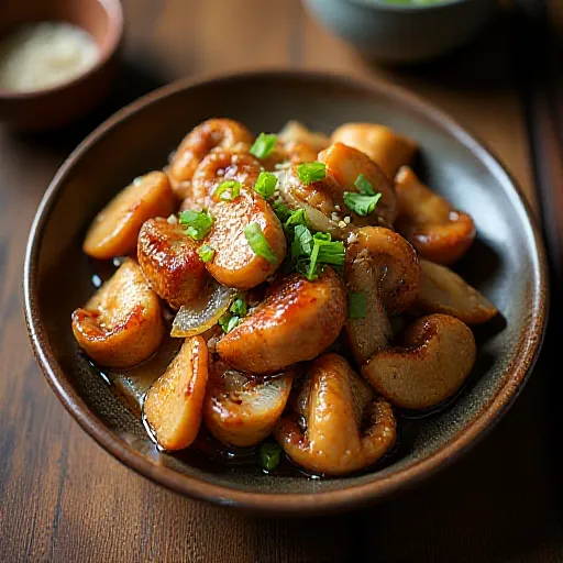 Pork and Shiitake Ginger Stir-fry