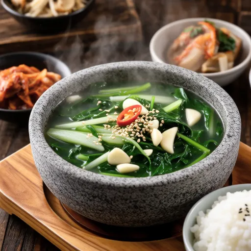 Perilla Pumpkin Leaf Soup
