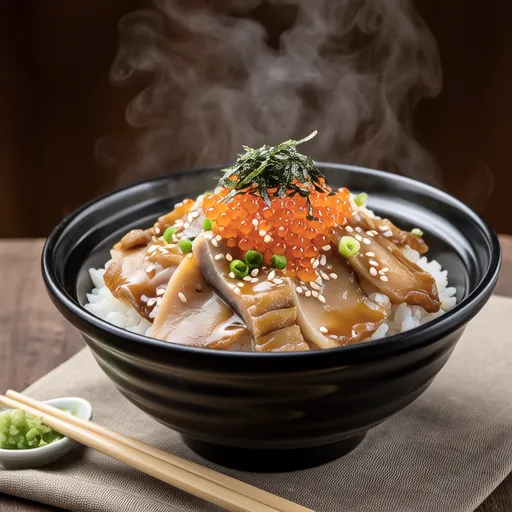 Sea Bream and Salmon Roe Dashi Chazuke