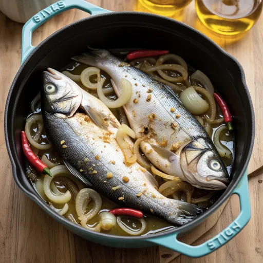 Sardines and Onion Simmered in Olive Oil