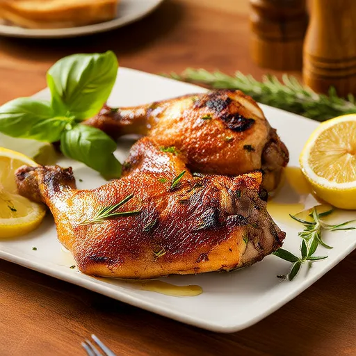 Pollo alle erbe e limone alla griglia