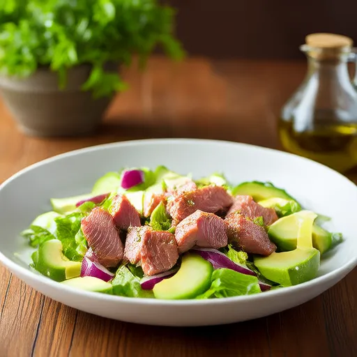 Insalata veloce di tonno e avocado
