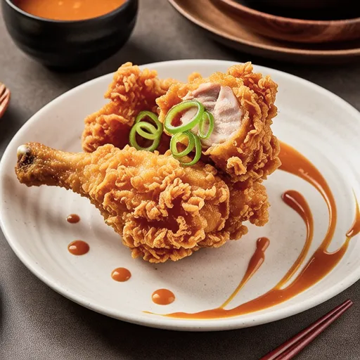 Fried Karaage with Mentaiko Mayo Sauce