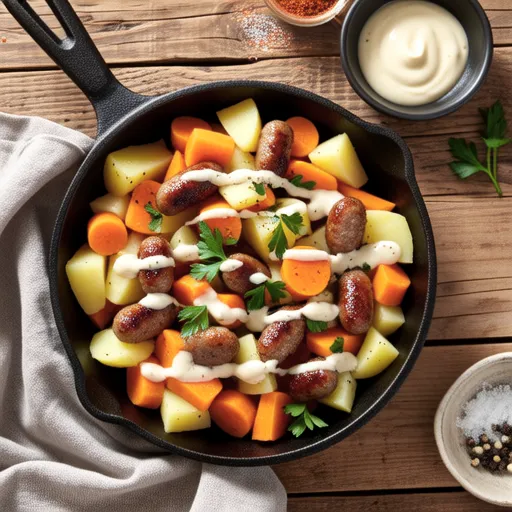 Carrot and Potato Hot Salad