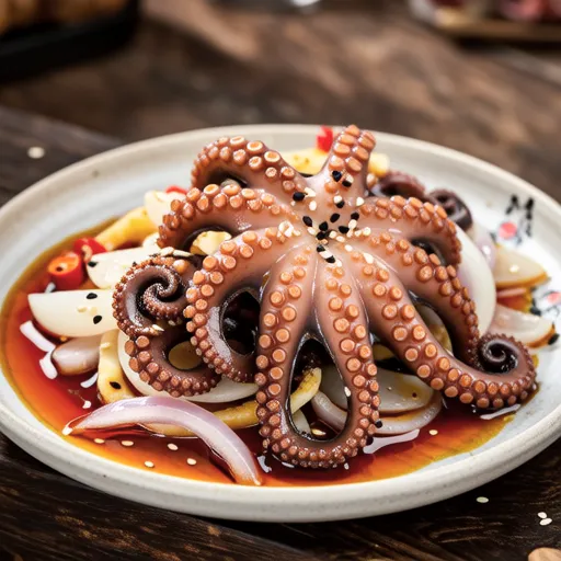 Stir-fried Octopus with Onion