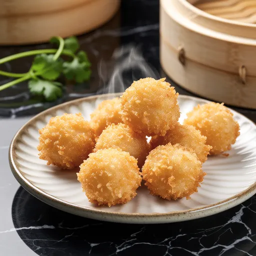 Homemade Fried Shrimp Balls