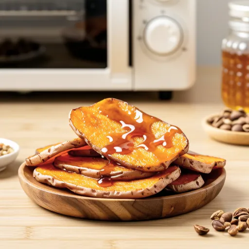 Microwave Sweet Potato Candied Snack