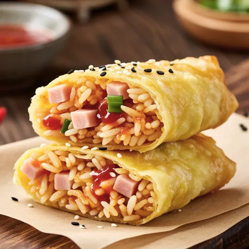 Fried Rice Egg Roll