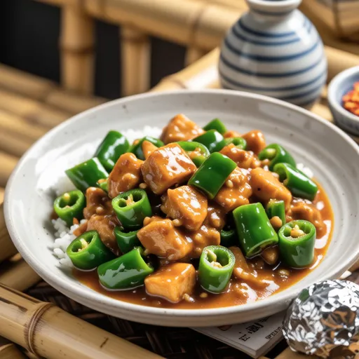 Shishito Peppers and Tuna Curry Stir-fry