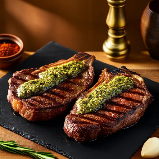 Grilled Herb Garlic Steak