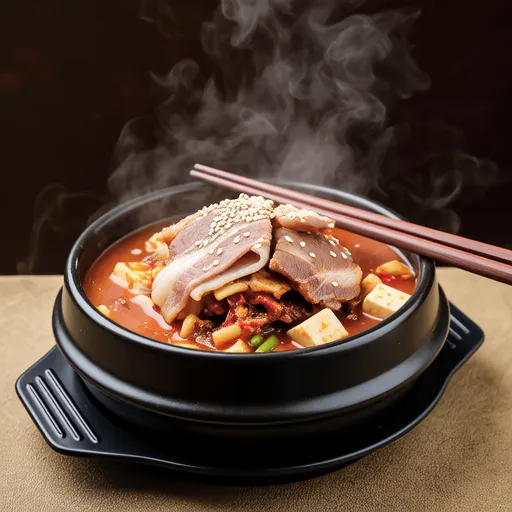 Pork and Soybean Sprout Soy Milk Chige