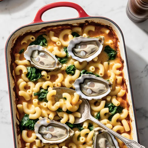 Oyster Macaroni Gratin