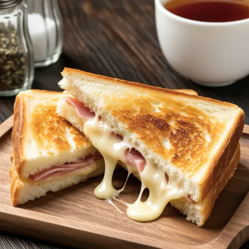 Tuna and Cheddar Cheese Hot Sandwich