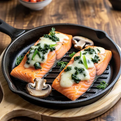 Grilled Salmon with Shiso Mayo