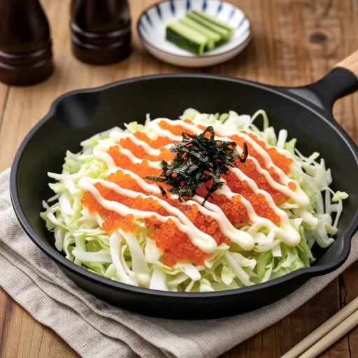 Mentaiko Cheese Okonomiyaki