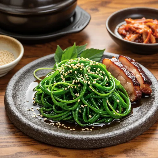 Green Onion Salad for Grilled Pork Belly