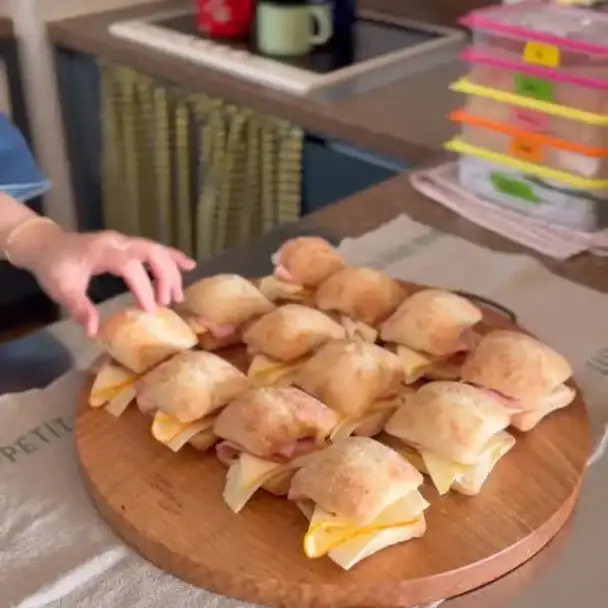 미니 햄 치즈 샌드위치