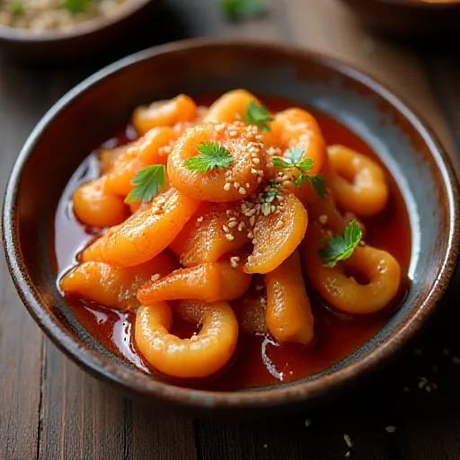 Soft Stir-fried Dried Squid (Jinmichae Bokkeum)