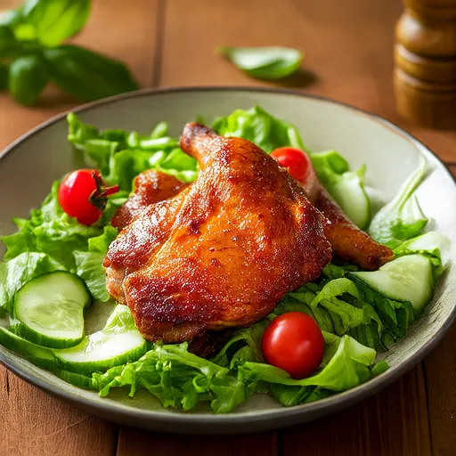 Ensalada de pollo a la parrilla