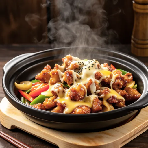 Addictive Stir-Fried Chicken with Cheese