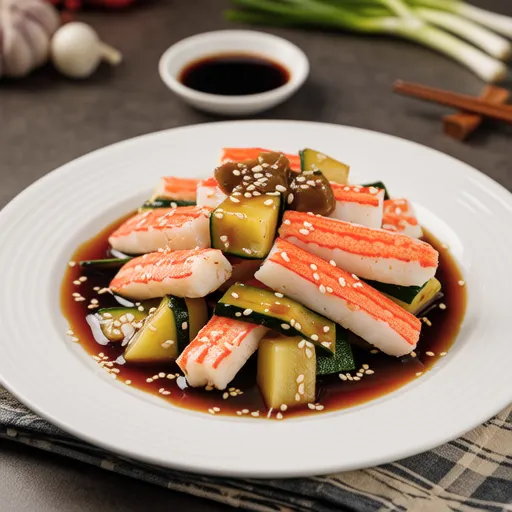 Crab Stick Stir-fry with Oyster Sauce