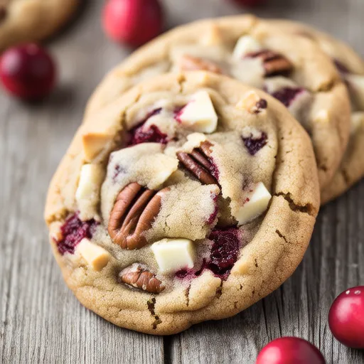 Sweet and Crunchy Cranberry Chocolate Pecan Cookies