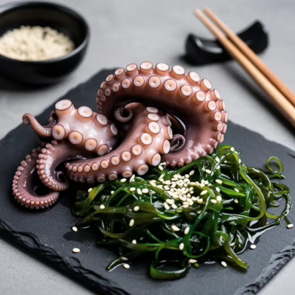 Octopus and Wakame Namul