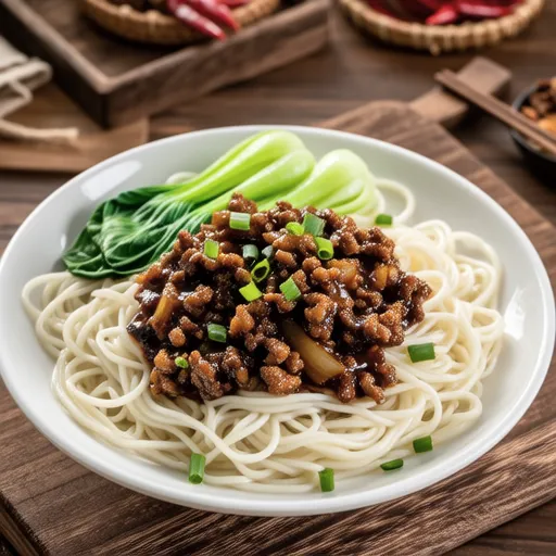 Homemade Korean Black Bean Sauce Noodles (Gan Jjajang)
