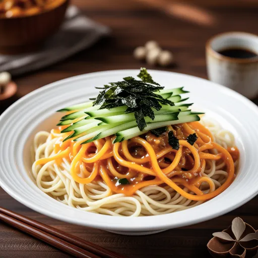 Nori and Cucumber Mentaiko Pasta