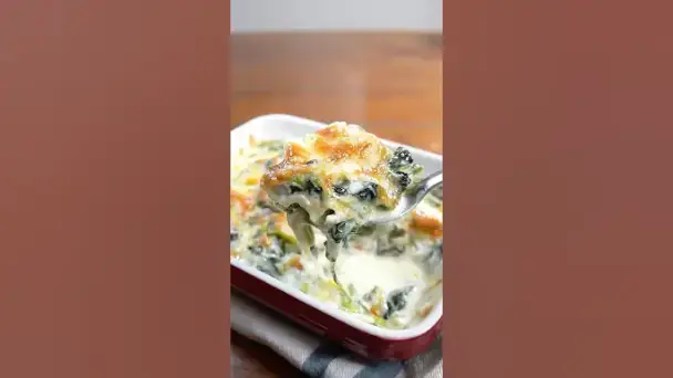 ほうれん草のクリームグラタン