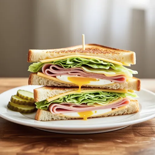 Spring Cabbage and Egg Sandwich
