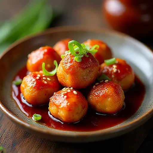 Tangsuyuk (Koreanisches Schweinefleisch mit süß-saurer Sauce)