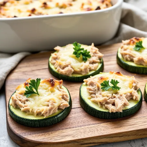 Zucchini Tuna Mayo Bake
