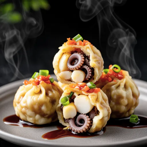 Mochi-filled Takoyaki