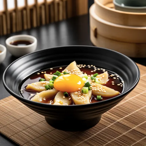 Marinated Yellowtail Yukhoe Style