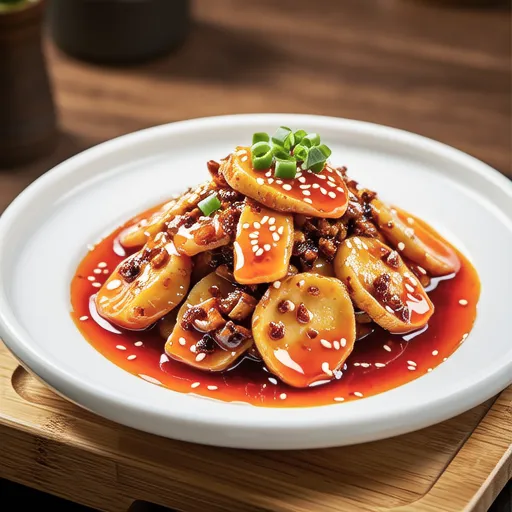 Spicy Stir-fried Fish Cake