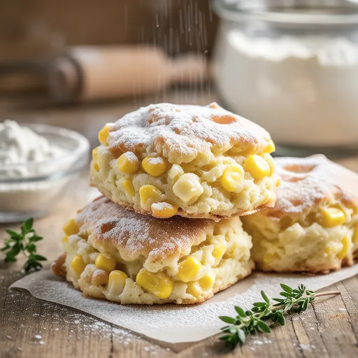 Corn and Cream Cheese Scones