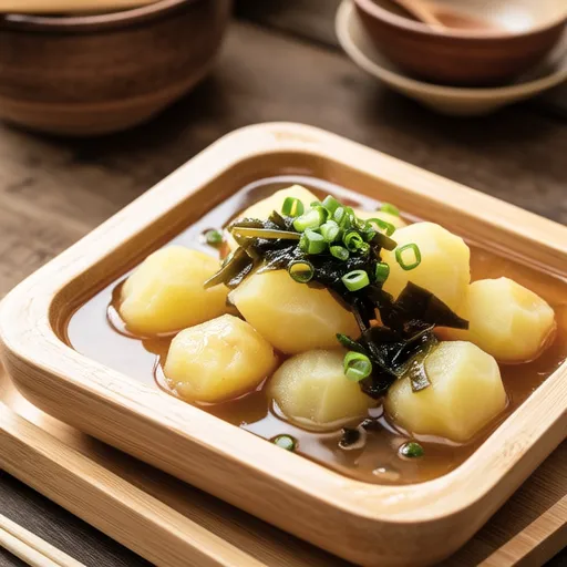 Simmered Potatoes with White Dashi
