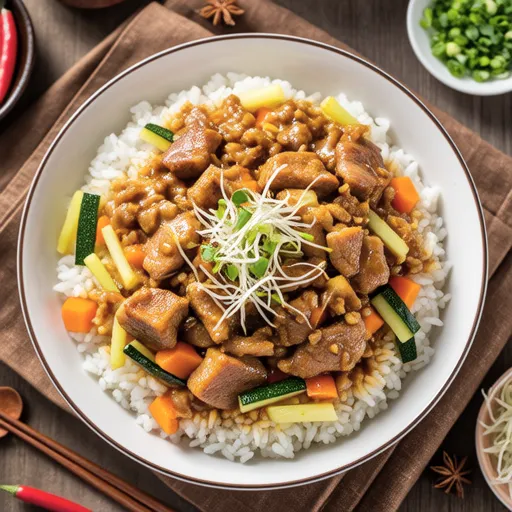 Curry Pork Stir-fried Rice