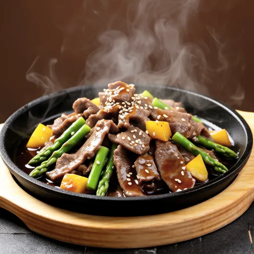 Beef and Asparagus Oyster Stir-fry