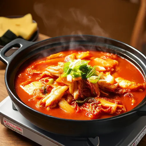 Stufato di kimchi e tonno