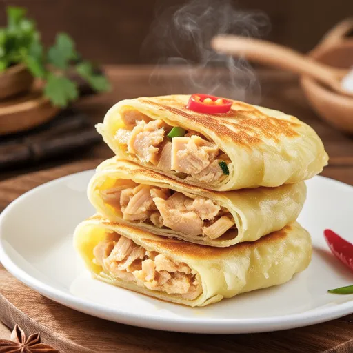 Onion Pancakes with Tuna