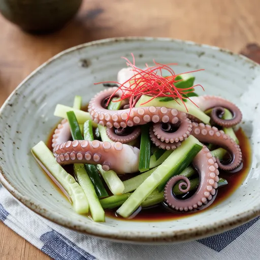 Octopus and Myoga Salad