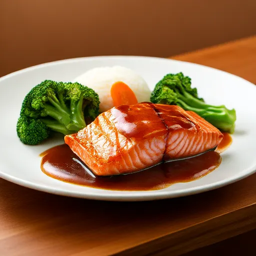 Honey Garlic Glazed Salmon